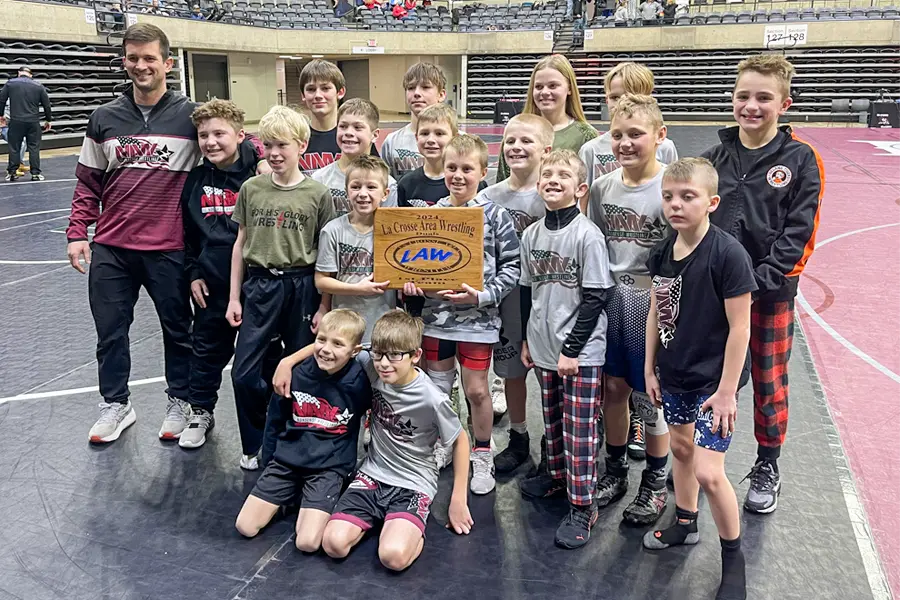 2024 La Crosse Area Wrestling 1st Place Team